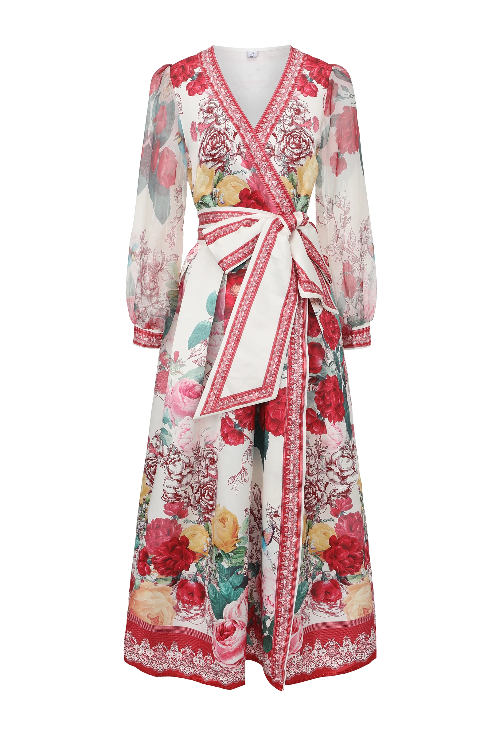 Floral Long Dress Women Spring Summer 2026 Lantern Sleeve Bandage Belt Evening Party Vestidos Runway Gorgeous Holiday Style
Floral Long Dress Women Spring Summer 2026 Lantern Sleeve Bandage Belt Evening Party Vestidos Runway Gorgeous Holiday Style
