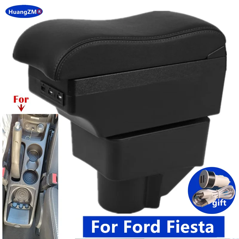 Автомобильный подлокотник для Ford Fiesta 3 2011-2018, автомобильный ящик для хранения, аксессуары из искусственной кожи, простая установка
Автомобильный подлокотник для Ford Fiesta 3 2011-2018, автомобильный ящик для хранения, аксессуары из искусственной кожи, простая установка