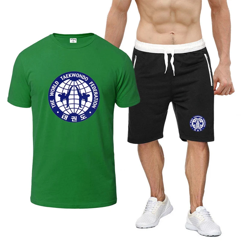 2026 WTF World Taekwondo Federation Men's New Harajuku Summer Nine Color Short Sleeved Suit T-Shirt Casual Shorts 2-piece Set
2026 WTF World Taekwondo Federation Men's New Harajuku Summer Nine Color Short Sleeved Suit T-Shirt Casual Shorts 2-piece Set