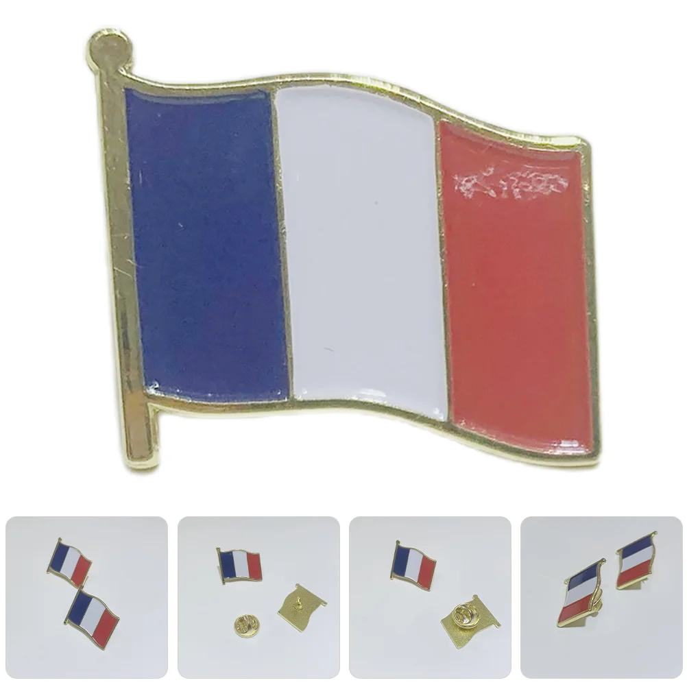 20 Pcs French Flag Brooch Crochet Tie Front Badge Holder Button Covers for Tuxedo Shirt
20 Pcs French Flag Brooch Crochet Tie Front Badge Holder Button Covers for Tuxedo Shirt
