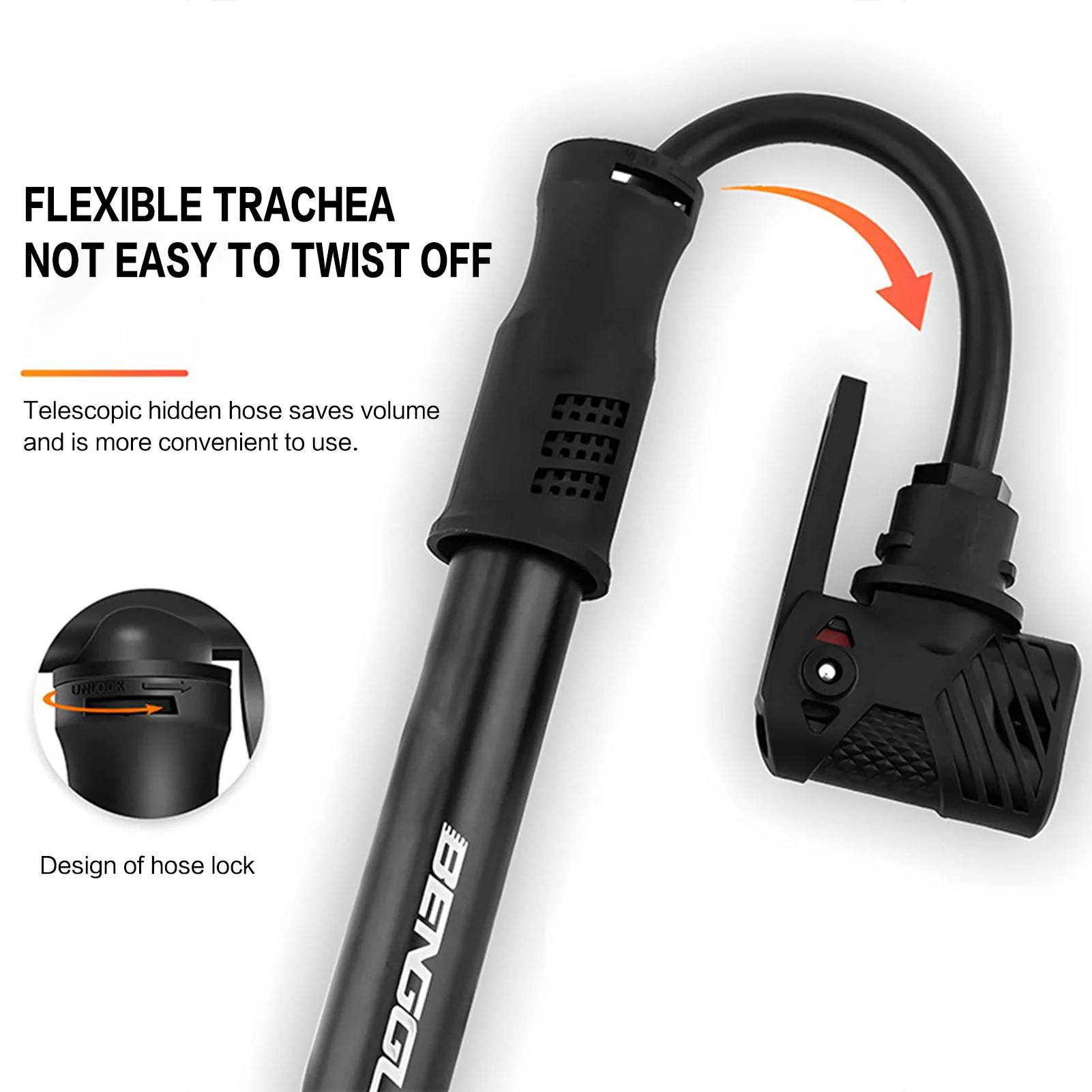 Portable Bicycle Pump Durable Aluminum Alloy High-pressure Air Pump For MTB Road Bike Electric Bike Outdoor Cycling Accessories
Portable Bicycle Pump Durable Aluminum Alloy High-pressure Air Pump For MTB Road Bike Electric Bike Outdoor Cycling Accessories