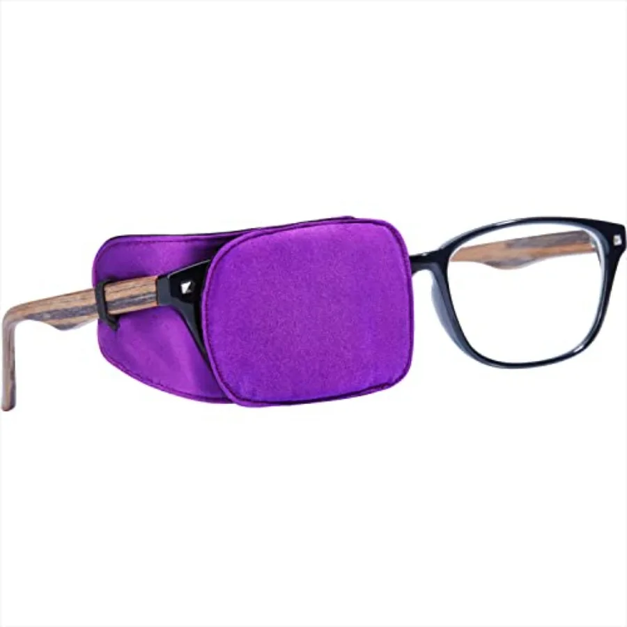 Silk Eye Patch for Adults Glasses to Cover Either Eye Medium, Violet
Silk Eye Patch for Adults Glasses to Cover Either Eye Medium, Violet
