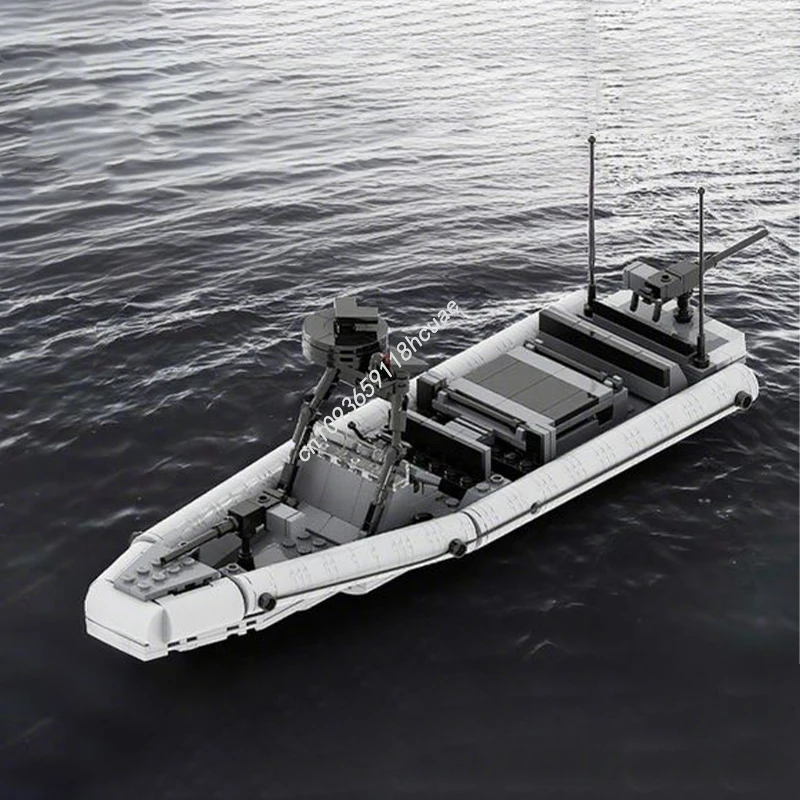 501pcs MOC 11M RHIB Rigid Hull Inflatable Boat US Navy Army Building Blocks Christmas Holiday Time-Killing Challeng Gift
501pcs MOC 11M RHIB Rigid Hull Inflatable Boat US Navy Army Building Blocks Christmas Holiday Time-Killing Challeng Gift