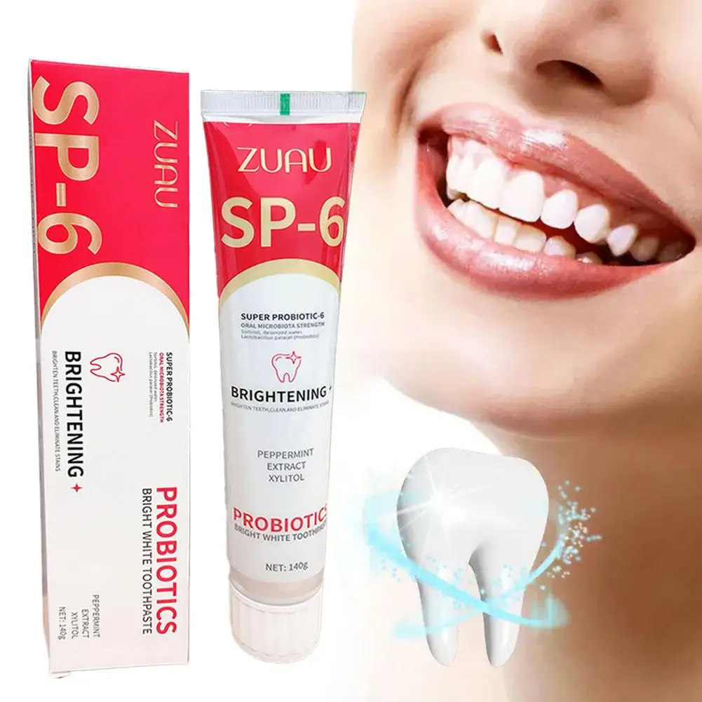 Probiotic Toothpaste Whitening Stain Removal Improve Cleaning Breath Hygiene Yellow Oral 140g Dental Teeth Tools Fresh K6F3
Probiotic Toothpaste Whitening Stain Removal Improve Cleaning Breath Hygiene Yellow Oral 140g Dental Teeth Tools Fresh K6F3