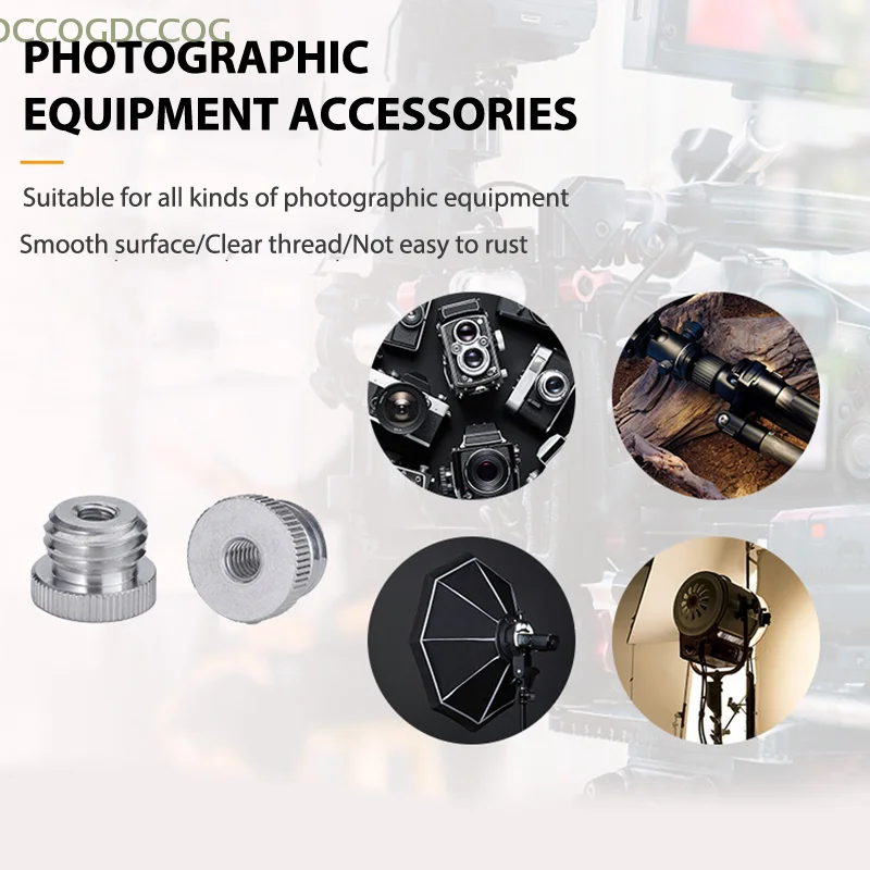 1Pc 1/4 3/8 to 5/8 For Laser Level Tripod Converter SLR Camera Photo Studio Accessories Female Male Threaded Screw Mount Adapter
1Pc 1/4 3/8 to 5/8 For Laser Level Tripod Converter SLR Camera Photo Studio Accessories Female Male Threaded Screw Mount Adapter