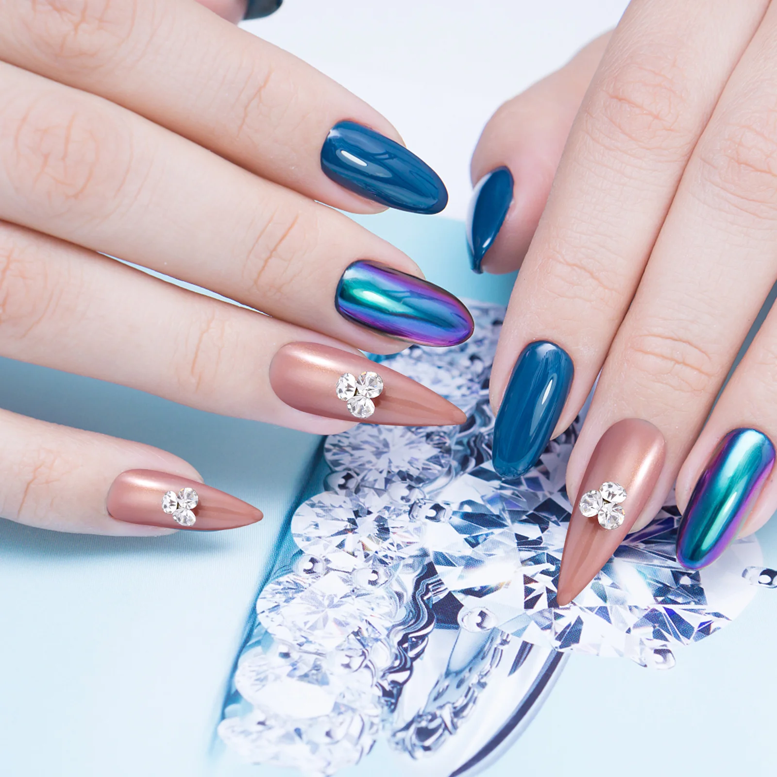 Nail Charms DIY Flatback Rhinestones Nail Art Ornaments Manicure Decorations Shiny Accessories for Crafts Bags
Nail Charms DIY Flatback Rhinestones Nail Art Ornaments Manicure Decorations Shiny Accessories for Crafts Bags