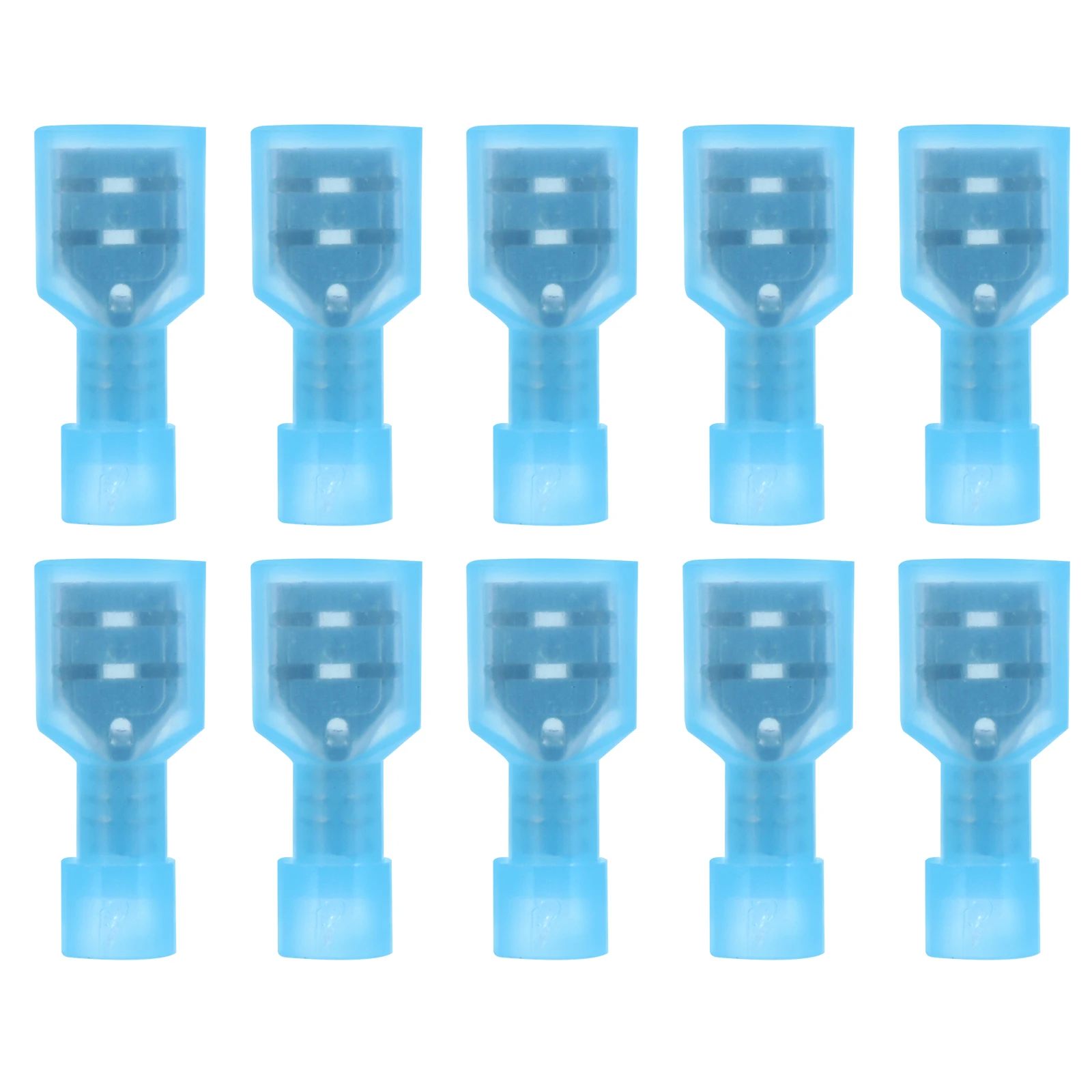 150 Pcs Insulated Connector Insert Nylon Cable Connectors Small Spade Wire Splice Male Electrical Terminal Translucent Tubing
150 Pcs Insulated Connector Insert Nylon Cable Connectors Small Spade Wire Splice Male Electrical Terminal Translucent Tubing