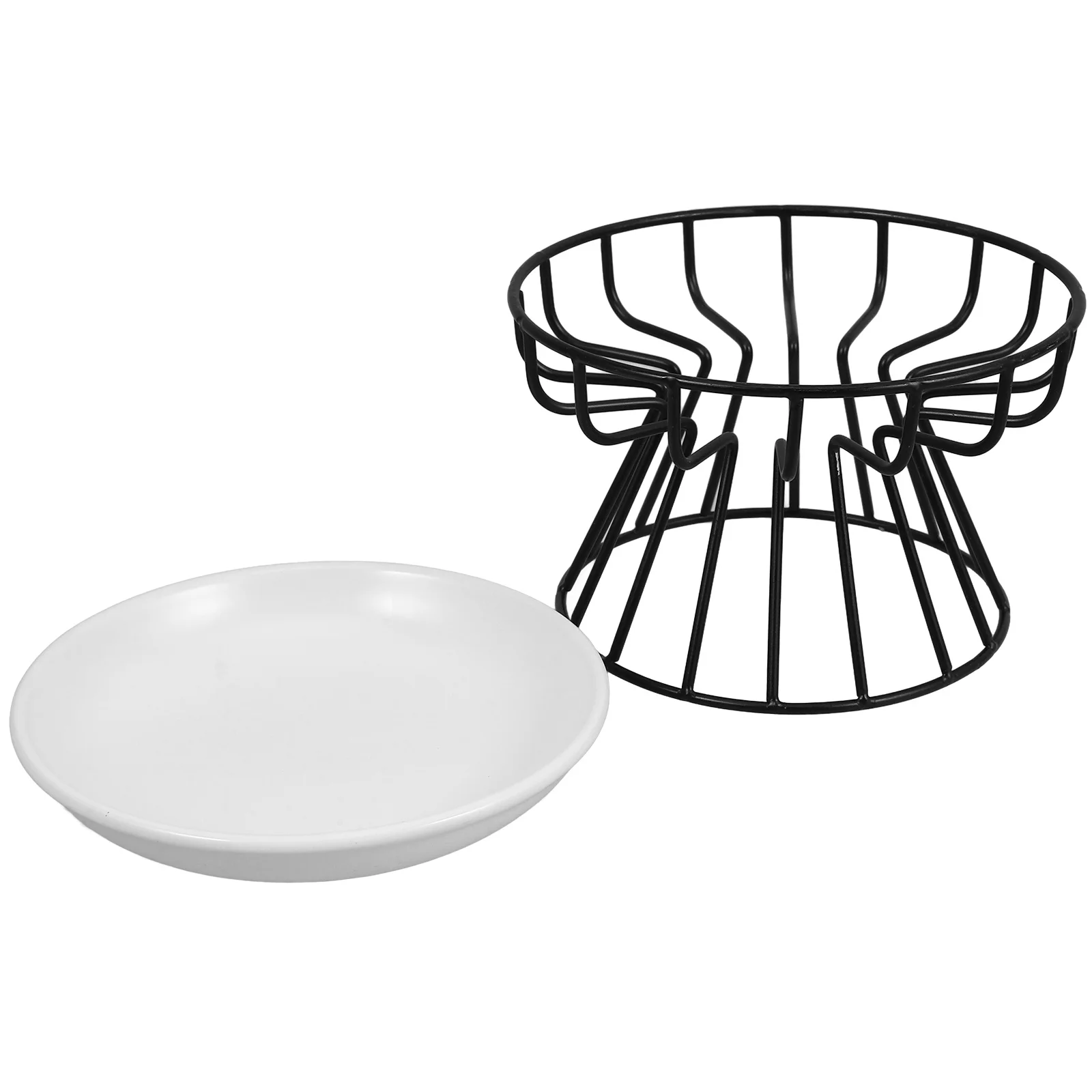 Pet Bowl Elevated Cat Feeding Bowl Ceramic with Rack Sturdy Nonslip Dog Food Container Convenient Daily Use Dog Food Container
Pet Bowl Elevated Cat Feeding Bowl Ceramic with Rack Sturdy Nonslip Dog Food Container Convenient Daily Use Dog Food Container