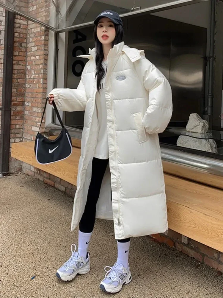 2023 Winter Long Parkas Down Cotton Jacket Women Zipper Hooded Parkas New Female Loose Padded Coat Thicken Warm Puffer Jacket
2023 Winter Long Parkas Down Cotton Jacket Women Zipper Hooded Parkas New Female Loose Padded Coat Thicken Warm Puffer Jacket