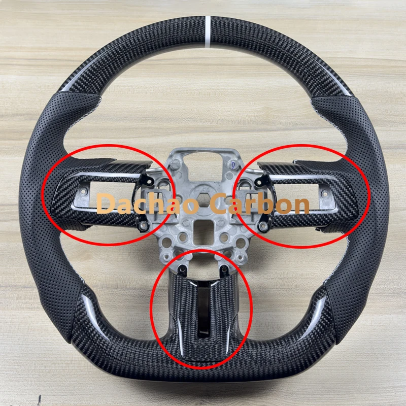 Real Carbon Fiber Buttons Frame Panel Trim For FORD MUSTANG 2015 2016 2017 2018 2019 2020 2021 2022 2023 Steering Wheel
Real Carbon Fiber Buttons Frame Panel Trim For FORD MUSTANG 2015 2016 2017 2018 2019 2020 2021 2022 2023 Steering Wheel