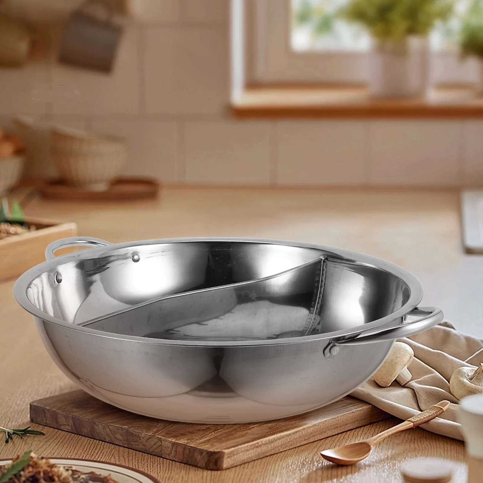 Stainless Steel Duck Pot Hot Divided Pan 304 Food Grade Stockpot Colander Divider Cooking Glass Lid Suitable Family
Stainless Steel Duck Pot Hot Divided Pan 304 Food Grade Stockpot Colander Divider Cooking Glass Lid Suitable Family