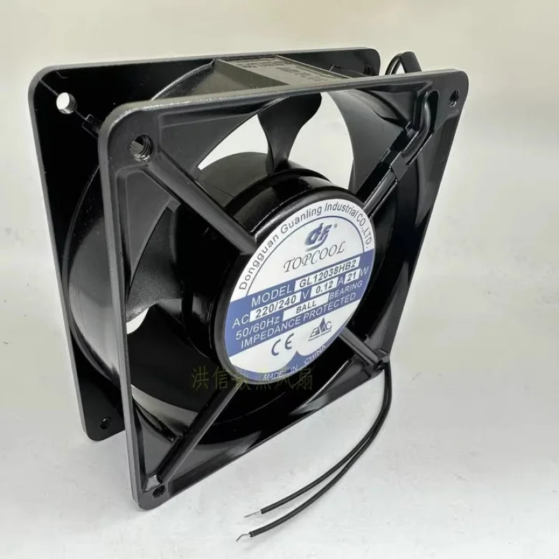 HTS...1 piece GL12038HB2 220/240V 0.12A 21W 120*38mm AC cooling fan
HTS...1 piece GL12038HB2 220/240V 0.12A 21W 120*38mm AC cooling fan