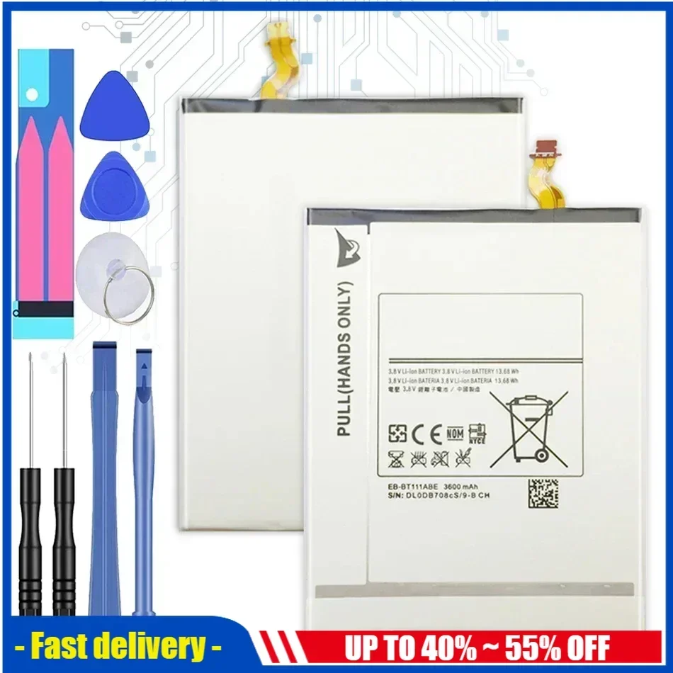 Bateria 3600mAh EB-BT111ABE Battery For Samsung GALAXY Tab 3 Lite Tab3 Lite 3Lite 7.0 SM T111 T110 T115 Rechargeable Batteries
Bateria 3600mAh EB-BT111ABE Battery For Samsung GALAXY Tab 3 Lite Tab3 Lite 3Lite 7.0 SM T111 T110 T115 Rechargeable Batteries
