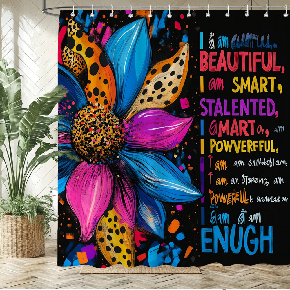 3D Modern color art flowers print shower curtain polyester fabric floral bathroom curtain home decoration curtain with hooks
3D Modern color art flowers print shower curtain polyester fabric floral bathroom curtain home decoration curtain with hooks