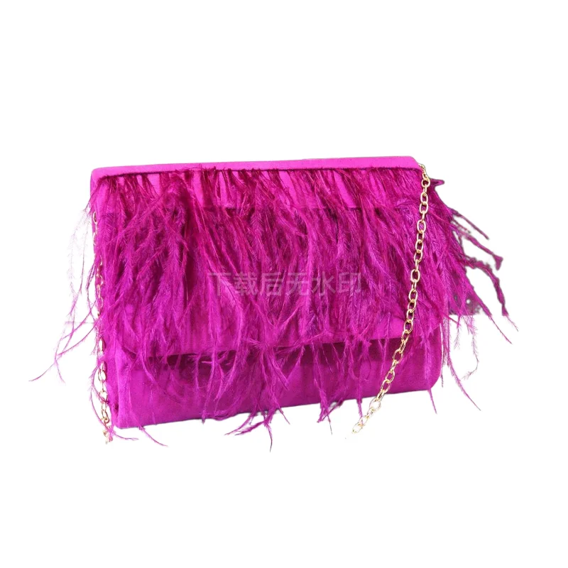 Ostrich Feathers Colorful Ostrich Hair Dinner Bag Ostrich Feather Velvet Clutch - Elegant Tri-Fold Messenger Bag For Dinners
Ostrich Feathers Colorful Ostrich Hair Dinner Bag Ostrich Feather Velvet Clutch - Elegant Tri-Fold Messenger Bag For Dinners