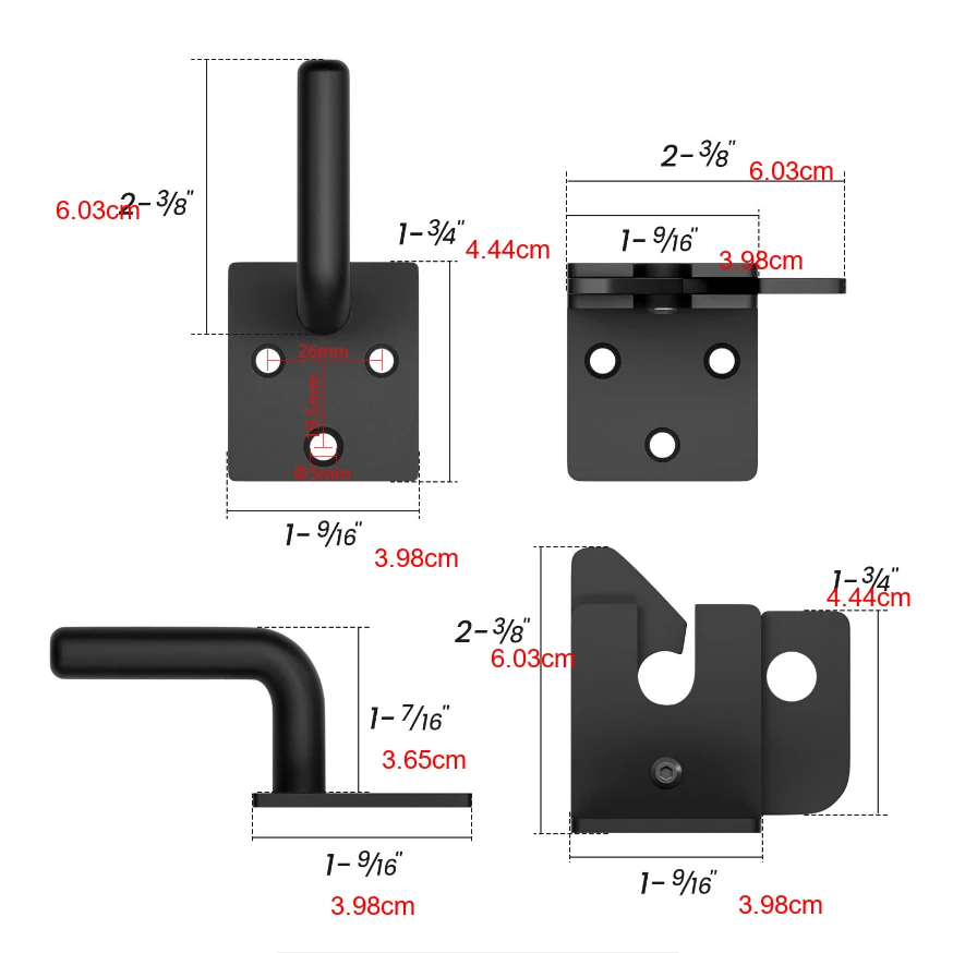 Black Fence Gate Lock, Exterior Door Lock with Double Reinforcement, Exhibition Door and Garden Door Lock
Black Fence Gate Lock, Exterior Door Lock with Double Reinforcement, Exhibition Door and Garden Door Lock