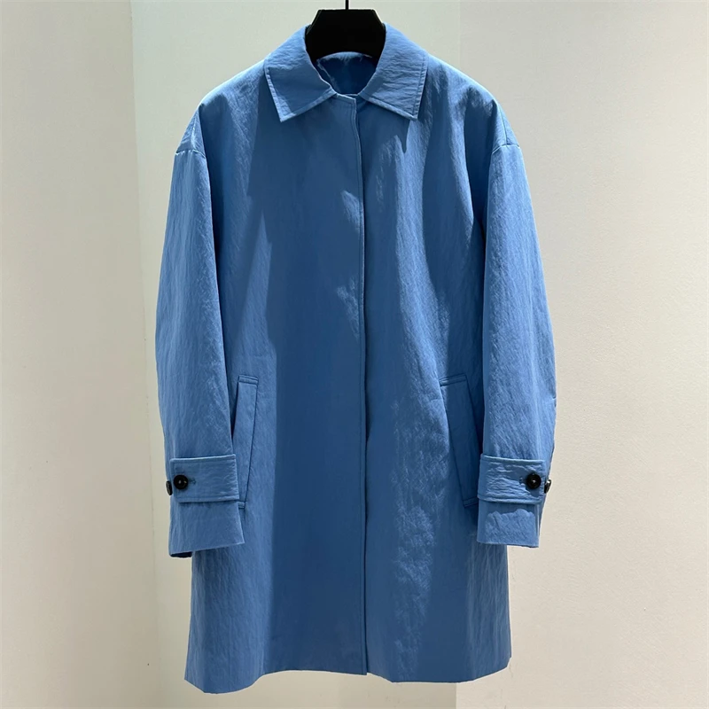 Women's trench coat New autumn 2025 lapel slim fit long women's jacket High quality cotton blend Women's windbreaker outerwears
Women's trench coat New autumn 2025 lapel slim fit long women's jacket High quality cotton blend Women's windbreaker outerwears