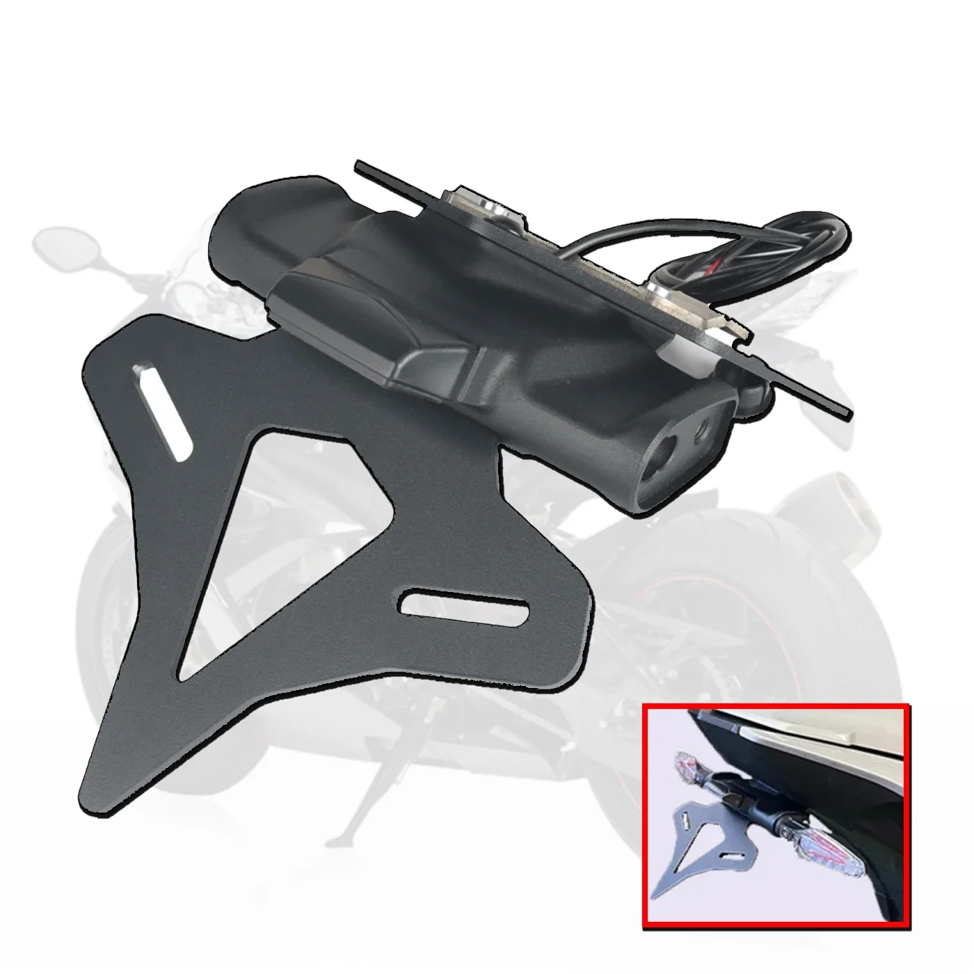 Motorcycle short Tail Mount License Plate Bracket Rear Bracket Accessories For BMW S1000RR 2019-2022 S1000R/M1000RR 2021-2023
Motorcycle short Tail Mount License Plate Bracket Rear Bracket Accessories For BMW S1000RR 2019-2022 S1000R/M1000RR 2021-2023