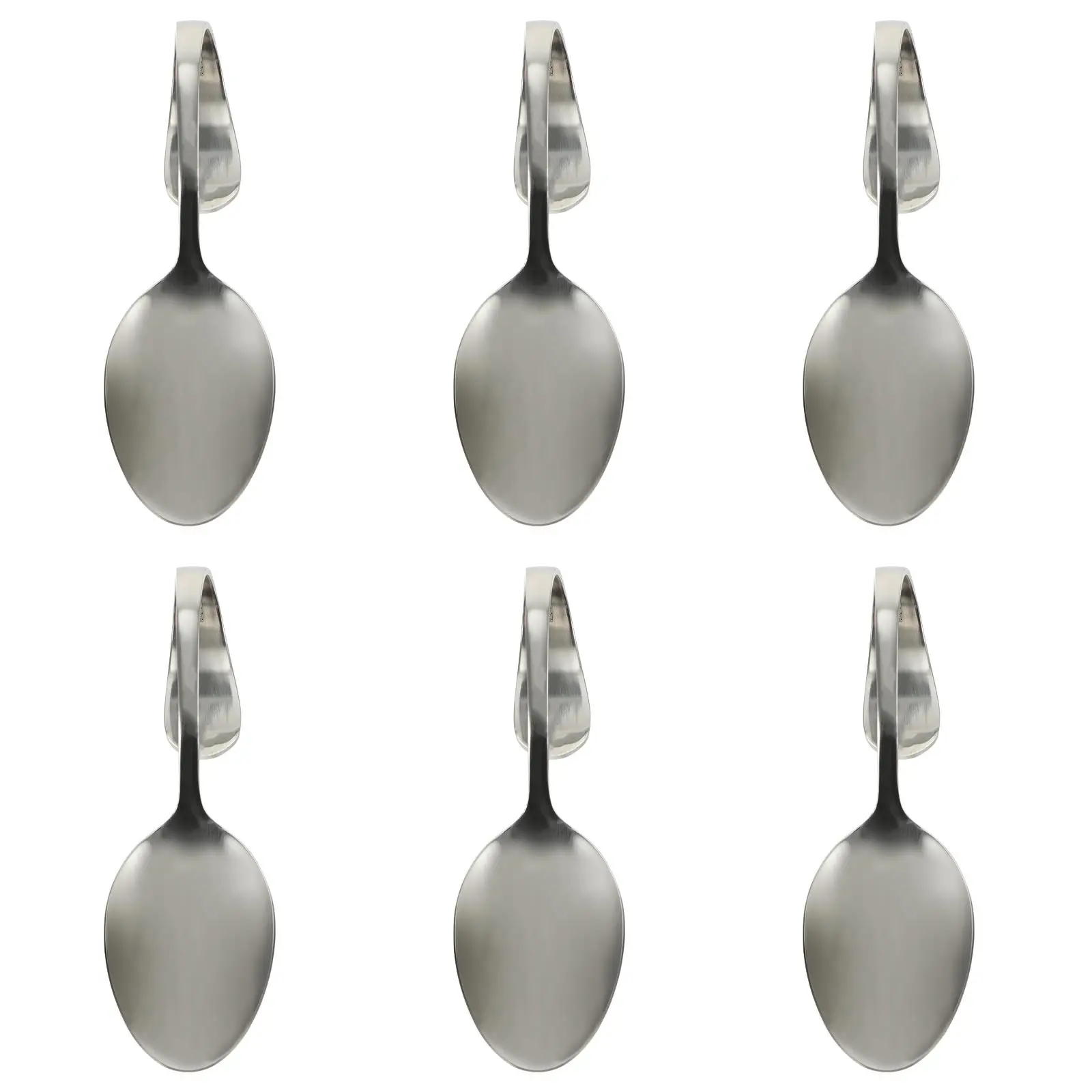 6pcs Curved H Spoon Stainless Steel Rustproof Buffet Serving Kitchen Salad Decorative Dessert Spoon Tableware
6pcs Curved H Spoon Stainless Steel Rustproof Buffet Serving Kitchen Salad Decorative Dessert Spoon Tableware