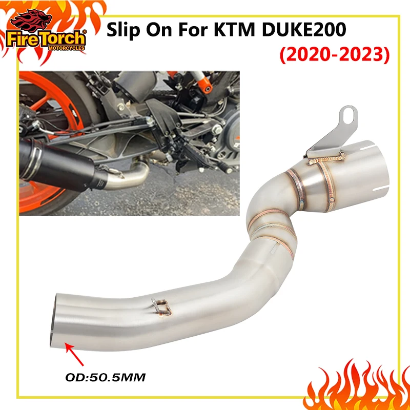 Для KTM DUKE200 DUKE 200 2020 2021 2022 2023: Модифицированная средняя соединительная труба выхлопной системы мотоцикла, 51 мм, нержавеющая сталь
Для KTM DUKE200 DUKE 200 2020 2021 2022 2023: Модифицированная средняя соединительная труба выхлопной системы мотоцикла, 51 мм, нержавеющая сталь