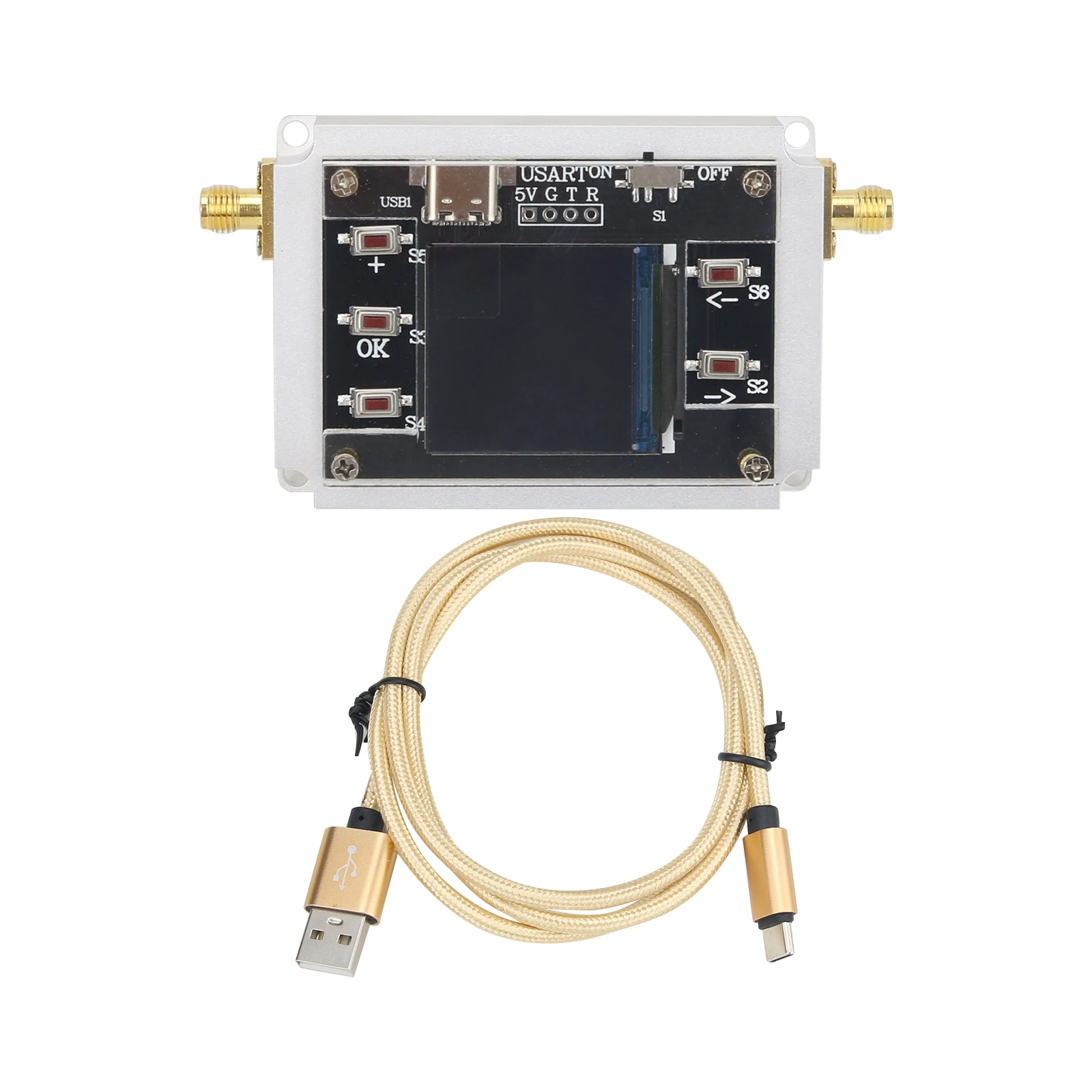 DC-3GHZ/DC-6GHZ 90DB Programmable Attenuator Module Step 0.25DB r f Attenuator with 1.3" OLED CNC ATT-6000V3.0
DC-3GHZ/DC-6GHZ 90DB Programmable Attenuator Module Step 0.25DB r f Attenuator with 1.3" OLED CNC ATT-6000V3.0