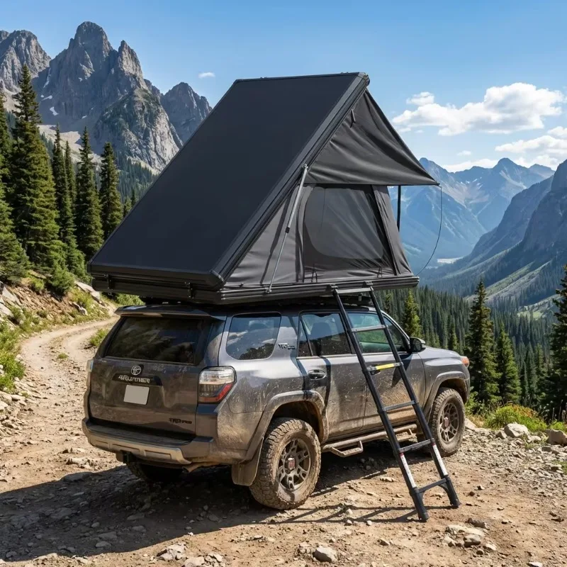 Lightweight Compact 2 Person Roof Tent SUV Hydraulic Opening Struts Four-Season Camping 1 Door 2 Windows Straight Bracing Type
Lightweight Compact 2 Person Roof Tent SUV Hydraulic Opening Struts Four-Season Camping 1 Door 2 Windows Straight Bracing Type