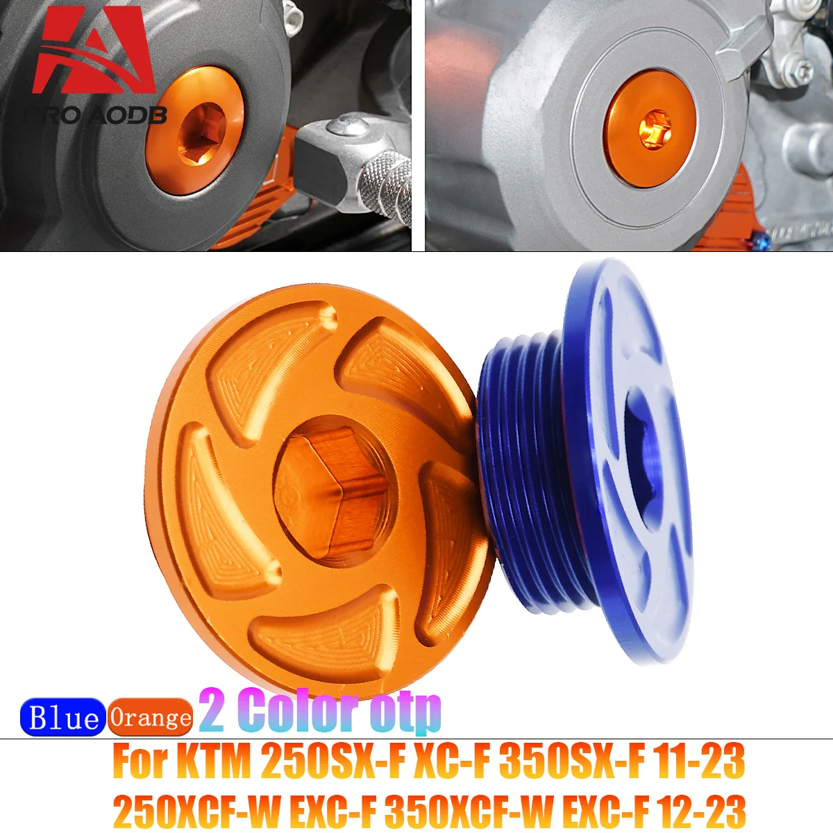 For KTM SXF XCF XCFW EXCF 250 350 450 505 2011-2023 FREERIDE 250F 350 2014-2018 2019 Motorcycle CNC Engine Ignition Cover Plug
For KTM SXF XCF XCFW EXCF 250 350 450 505 2011-2023 FREERIDE 250F 350 2014-2018 2019 Motorcycle CNC Engine Ignition Cover Plug