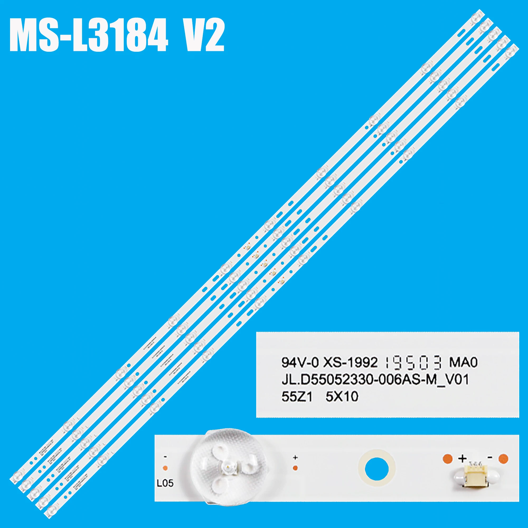 Светодиодная лента заднего света для RTV55Z1USM U55D7200E DJTV55S SW-LED55UA402 IP-LE410885 HL-00550A30-0502S-04 A2 SJ.CX.D5500802-2835KS-M
Светодиодная лента заднего света для RTV55Z1USM U55D7200E DJTV55S SW-LED55UA402 IP-LE410885 HL-00550A30-0502S-04 A2 SJ.CX.D5500802-2835KS-M