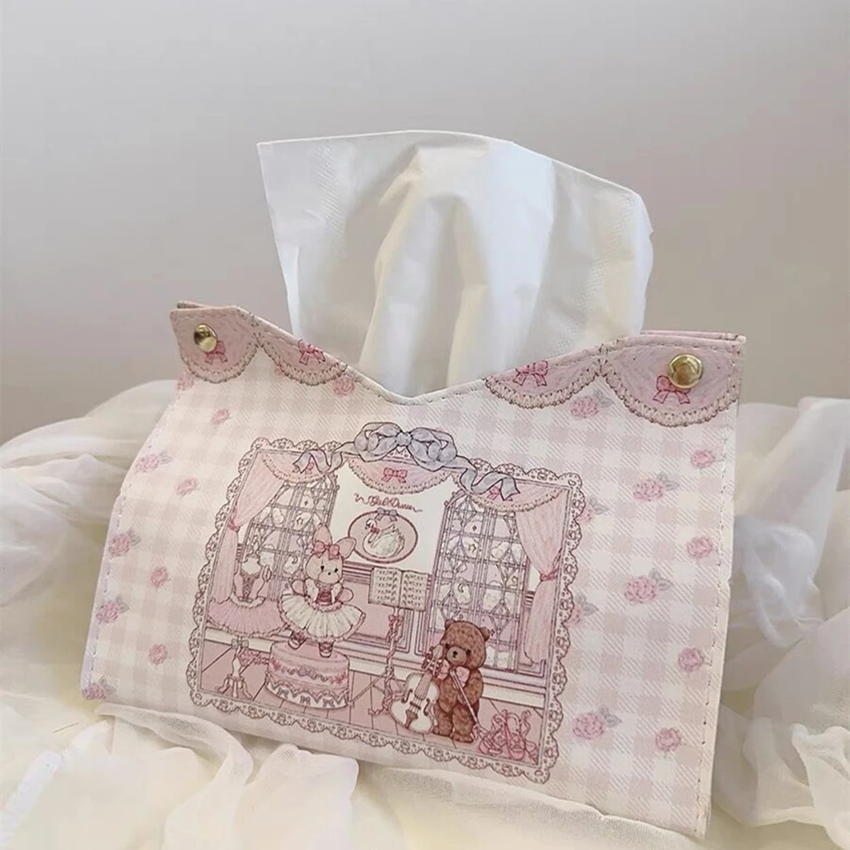 Pink Tissue Box Napkin Holder Cartoon Tissue Box Home Living Room Holder Case Storage Hotel Carton Household Home Large Storage
Pink Tissue Box Napkin Holder Cartoon Tissue Box Home Living Room Holder Case Storage Hotel Carton Household Home Large Storage