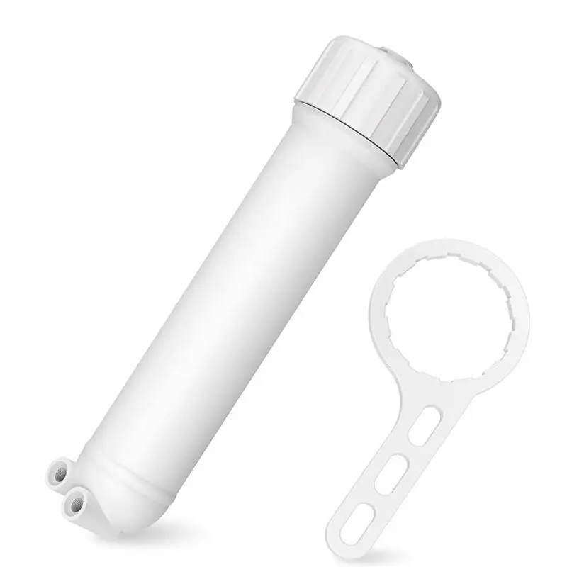 Корпус для мембранного фильтра обратного осмоса TFTP-1812/2012 с фитингами-угольниками, ключом для корпуса и обратным клапаном
Корпус для мембранного фильтра обратного осмоса TFTP-1812/2012 с фитингами-угольниками, ключом для корпуса и обратным клапаном