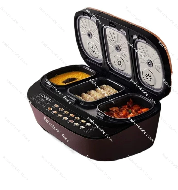3-Pot Rice Cooker TC701 - Multi-Function Electric Pot for Soup/Rice/Stew, Household Kitchen Appliance
3-Pot Rice Cooker TC701 - Multi-Function Electric Pot for Soup/Rice/Stew, Household Kitchen Appliance