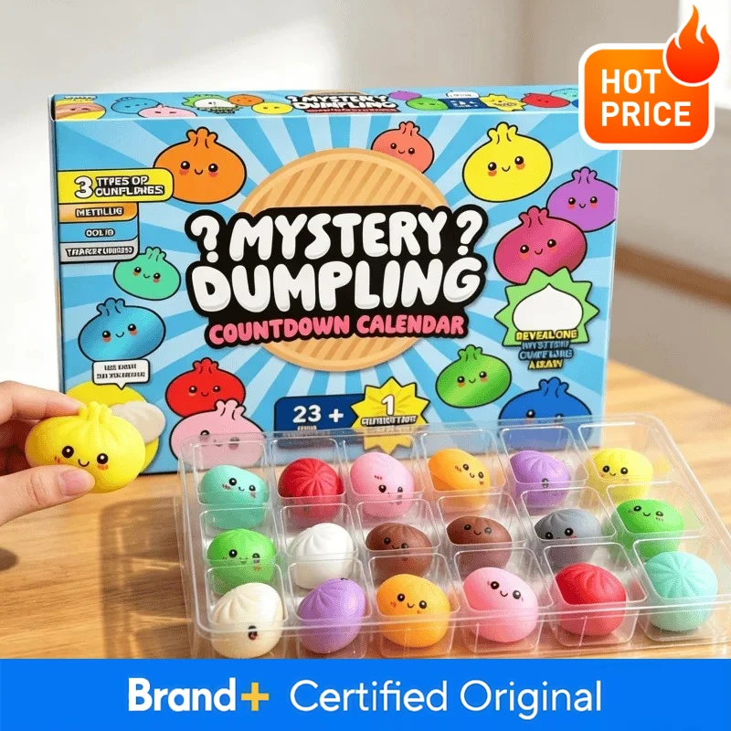 Cute Mystery Dumpling Advent Calendar 24Day Blind Bag Rising Squishy Fidget Toy Stress Anxiety Relief Decompression KidsToy
Cute Mystery Dumpling Advent Calendar 24Day Blind Bag Rising Squishy Fidget Toy Stress Anxiety Relief Decompression KidsToy