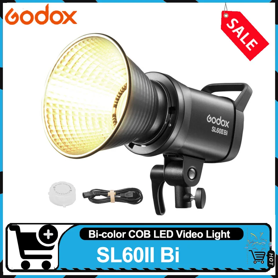 Godox SL60IIBi 2800-6500K Двухцветная светодиодная видеолампа CRI96+ TLCI97+ Встроенные 13 видов световых эффектов, управляемых через приложение
Godox SL60IIBi 2800-6500K Двухцветная светодиодная видеолампа CRI96+ TLCI97+ Встроенные 13 видов световых эффектов, управляемых через приложение