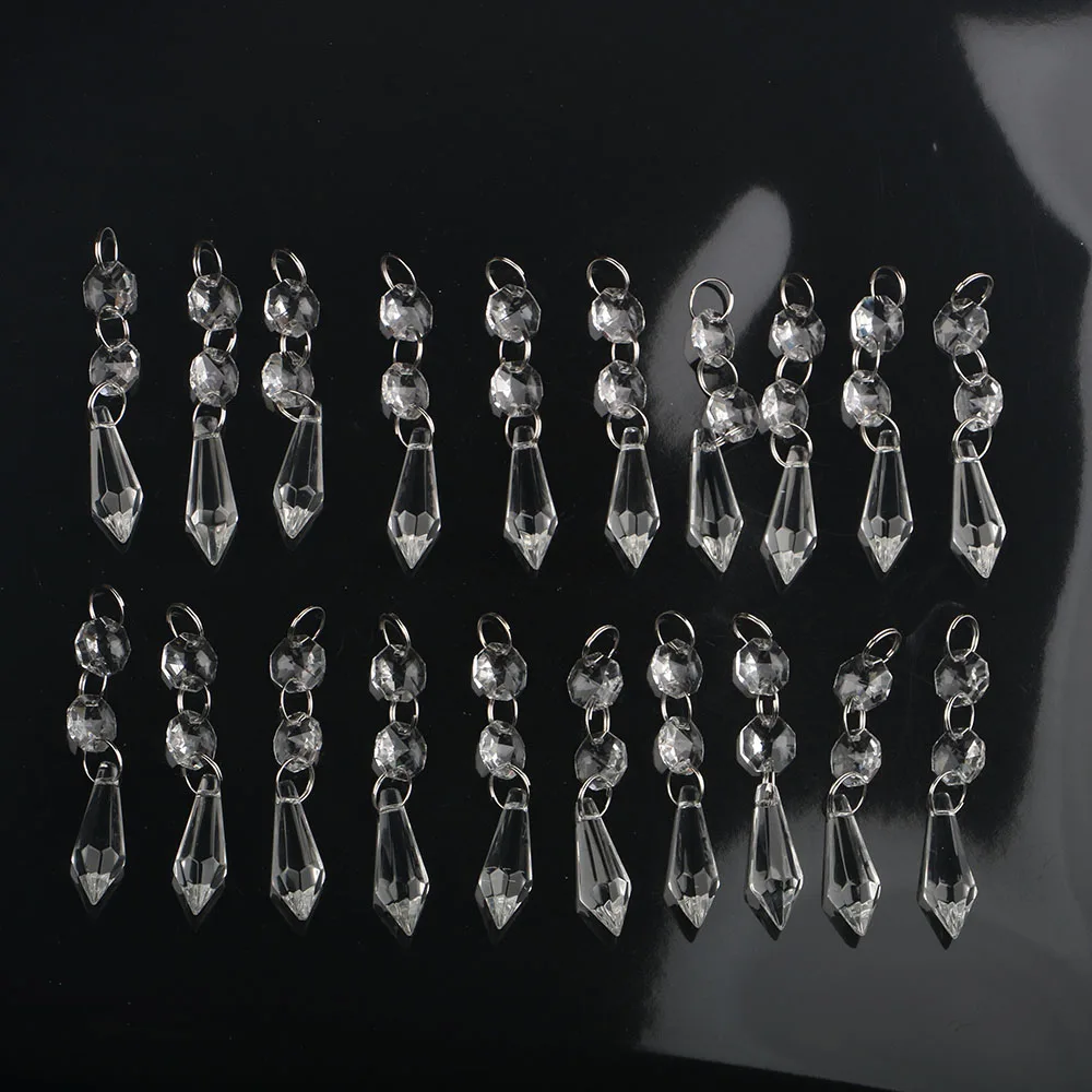20pcs 38mm Clear Crystal Icicle prisms Chandelier Glass Crystals Lamp Prisms Parts Hanging Drops Pendants
20pcs 38mm Clear Crystal Icicle prisms Chandelier Glass Crystals Lamp Prisms Parts Hanging Drops Pendants