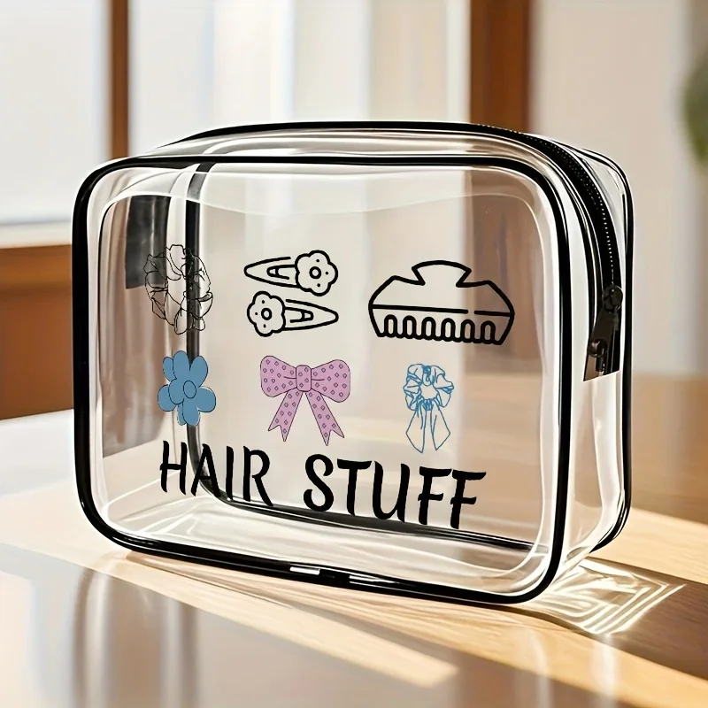 Hair Stuff Transparent Casual Handbag Suitable for Both Men and Women Which Can Be Used Makeup Pouch Toiletry Bag Storage Pouch
Hair Stuff Transparent Casual Handbag Suitable for Both Men and Women Which Can Be Used Makeup Pouch Toiletry Bag Storage Pouch