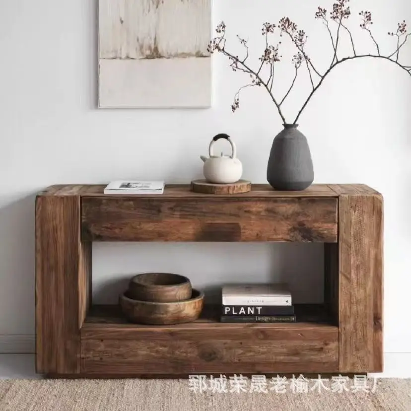 Входной шкаф из старого вяза, боковой шкаф для гостиной B & B, боковой шкаф с входной ящиком, домашний шкафчик, декоративный шкаф в стиле ретро Zen
Входной шкаф из старого вяза, боковой шкаф для гостиной B & B, боковой шкаф с входной ящиком, домашний шкафчик, декоративный шкаф в стиле ретро Zen