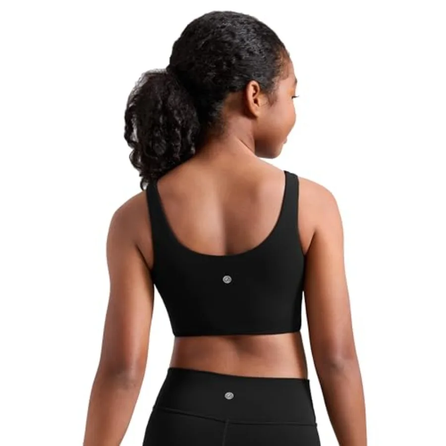 CRZ YOGA Girls Butterluxe Longline Sports Bra - Yoga Athletic Casual Tops Scoop Neck U Back Padded Teen
CRZ YOGA Girls Butterluxe Longline Sports Bra - Yoga Athletic Casual Tops Scoop Neck U Back Padded Teen