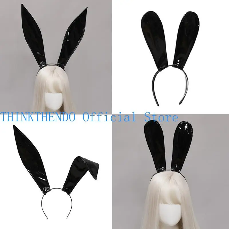 652F Leather Rabbit Ears Headband Handmade Ears Hairband Easter Halloween Cosplay Props Theme Hair Accessories
652F Leather Rabbit Ears Headband Handmade Ears Hairband Easter Halloween Cosplay Props Theme Hair Accessories
