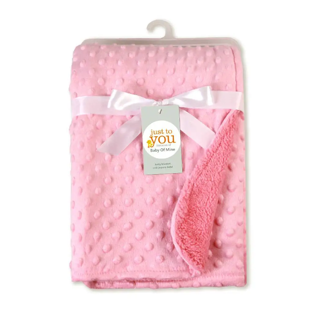 Baby Multifunctional Warm Soft Textured 2-layer Dimple Raised Dot Sleeping Receiving Blanket
Baby Multifunctional Warm Soft Textured 2-layer Dimple Raised Dot Sleeping Receiving Blanket