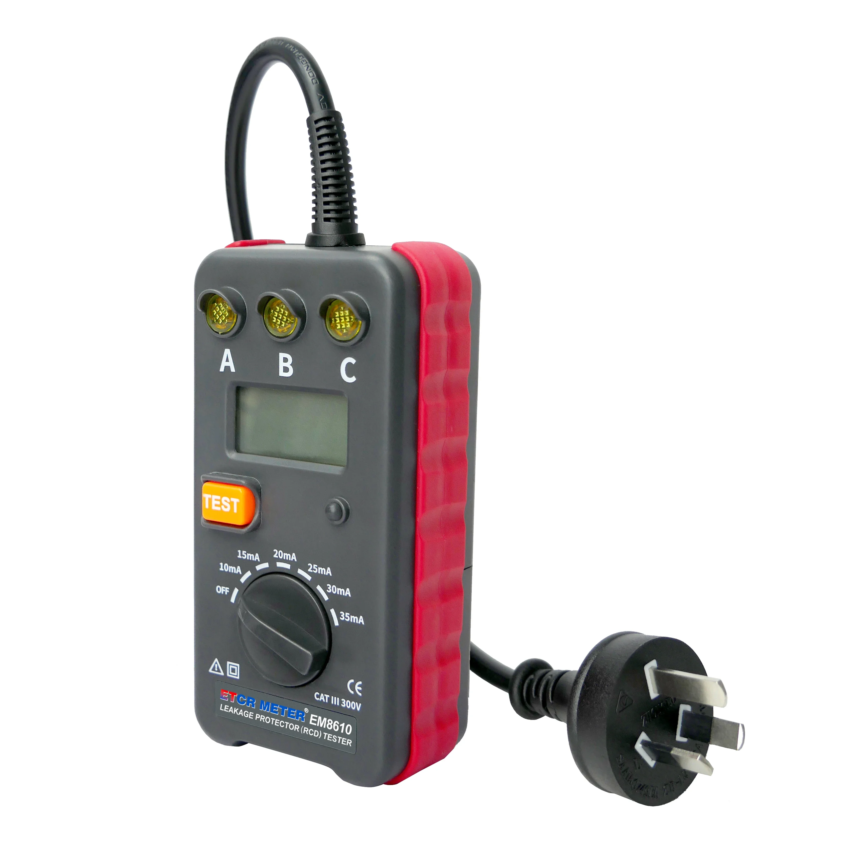 Hot Selling ETCR EM8610 RCD Tester 10mA-35mA 6 Ranges 0.001s-1.000s Timing Compact Leakage Protector with High Accuracy
Hot Selling ETCR EM8610 RCD Tester 10mA-35mA 6 Ranges 0.001s-1.000s Timing Compact Leakage Protector with High Accuracy
