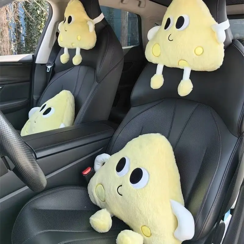 Cute Cheese Car Headrest Pillow Neck Cartoon Lumbar Support Soft Universal Plush for Home Decorative Pillow Car Accessories
Cute Cheese Car Headrest Pillow Neck Cartoon Lumbar Support Soft Universal Plush for Home Decorative Pillow Car Accessories