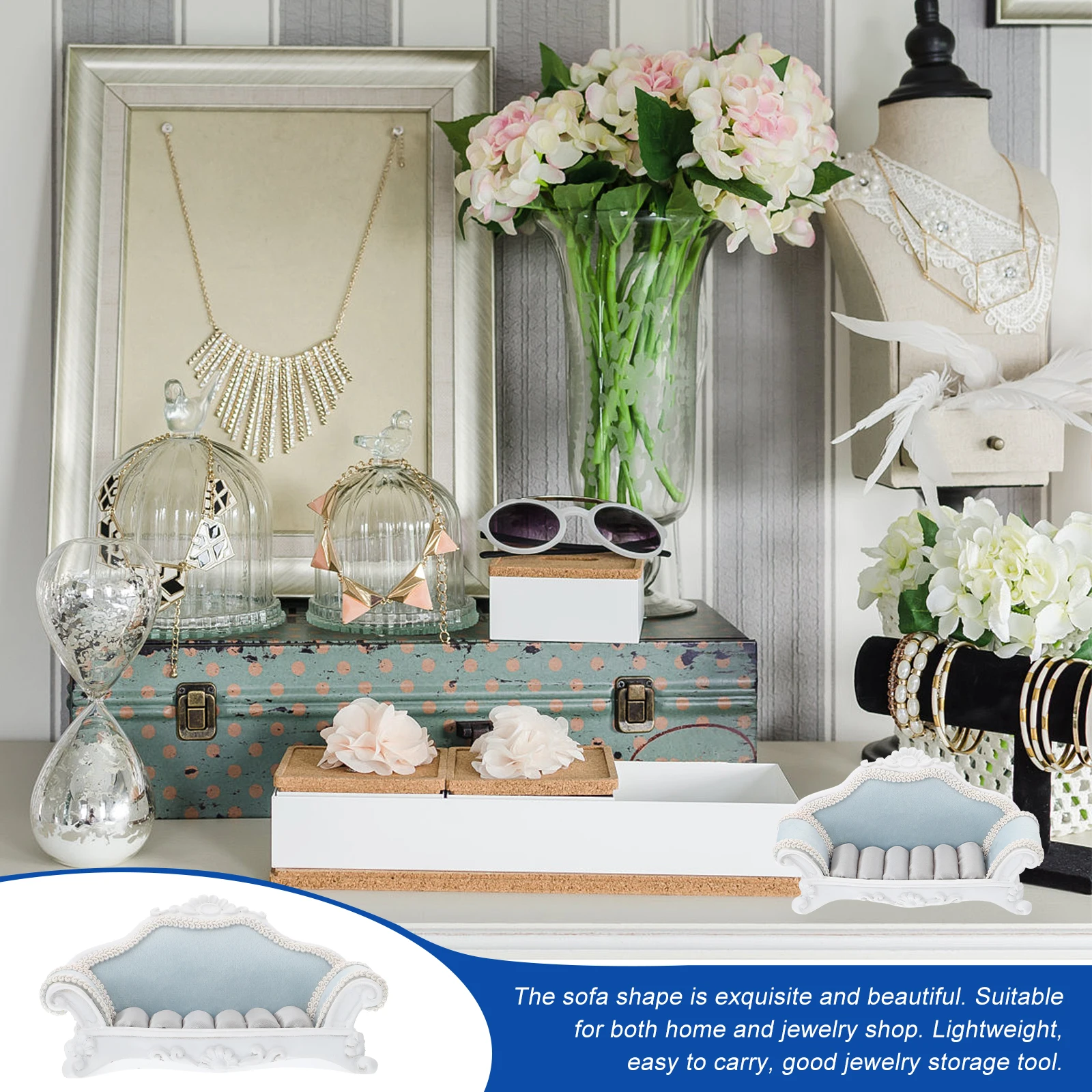 Sofa Shape Display Stand Ring Earring Holder Organizer Rack Decorative Storage Tool For Home Jewelry Shop Lightweight Sofa
Sofa Shape Display Stand Ring Earring Holder Organizer Rack Decorative Storage Tool For Home Jewelry Shop Lightweight Sofa