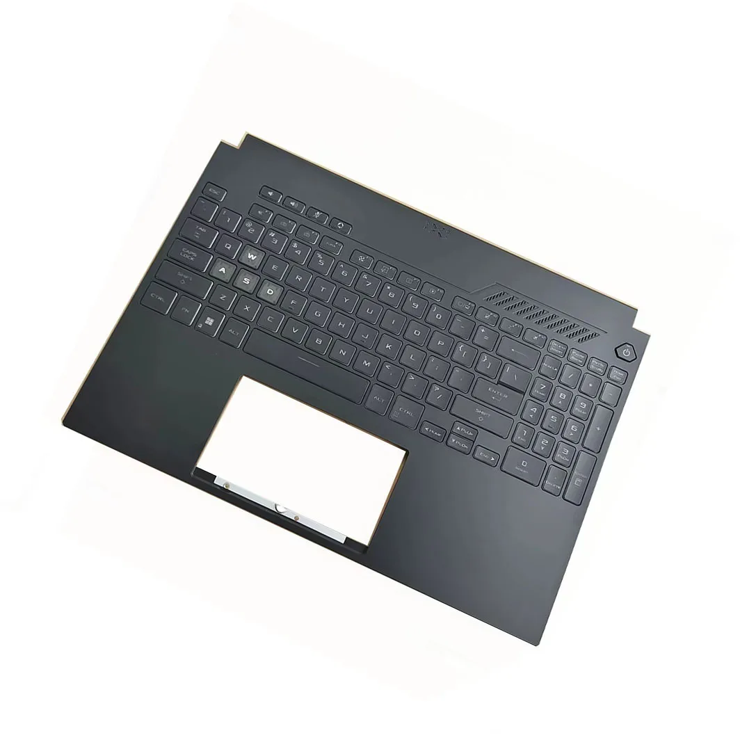 Palmrest with Backlit Keyboard Dual Air Outlet For ASUS TUF Gaming A15 F15 FA507 FA507R FX507Z FX517 2022 Year Black Color
Palmrest with Backlit Keyboard Dual Air Outlet For ASUS TUF Gaming A15 F15 FA507 FA507R FX507Z FX517 2022 Year Black Color