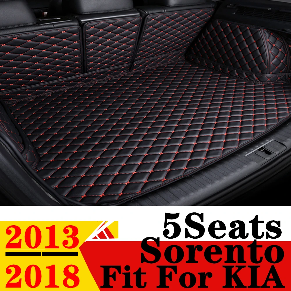 Коврик в багажник автомобиля для KIA Sorento 5 мест 2018 2017 2016-2013, задняя крышка грузового багажника, коврик для хвоста, внутренние автозапчасти, багажник, коврик для багажника
Коврик в багажник автомобиля для KIA Sorento 5 мест 2018 2017 2016-2013, задняя крышка грузового багажника, коврик для хвоста, внутренние автозапчасти, багажник, коврик для багажника