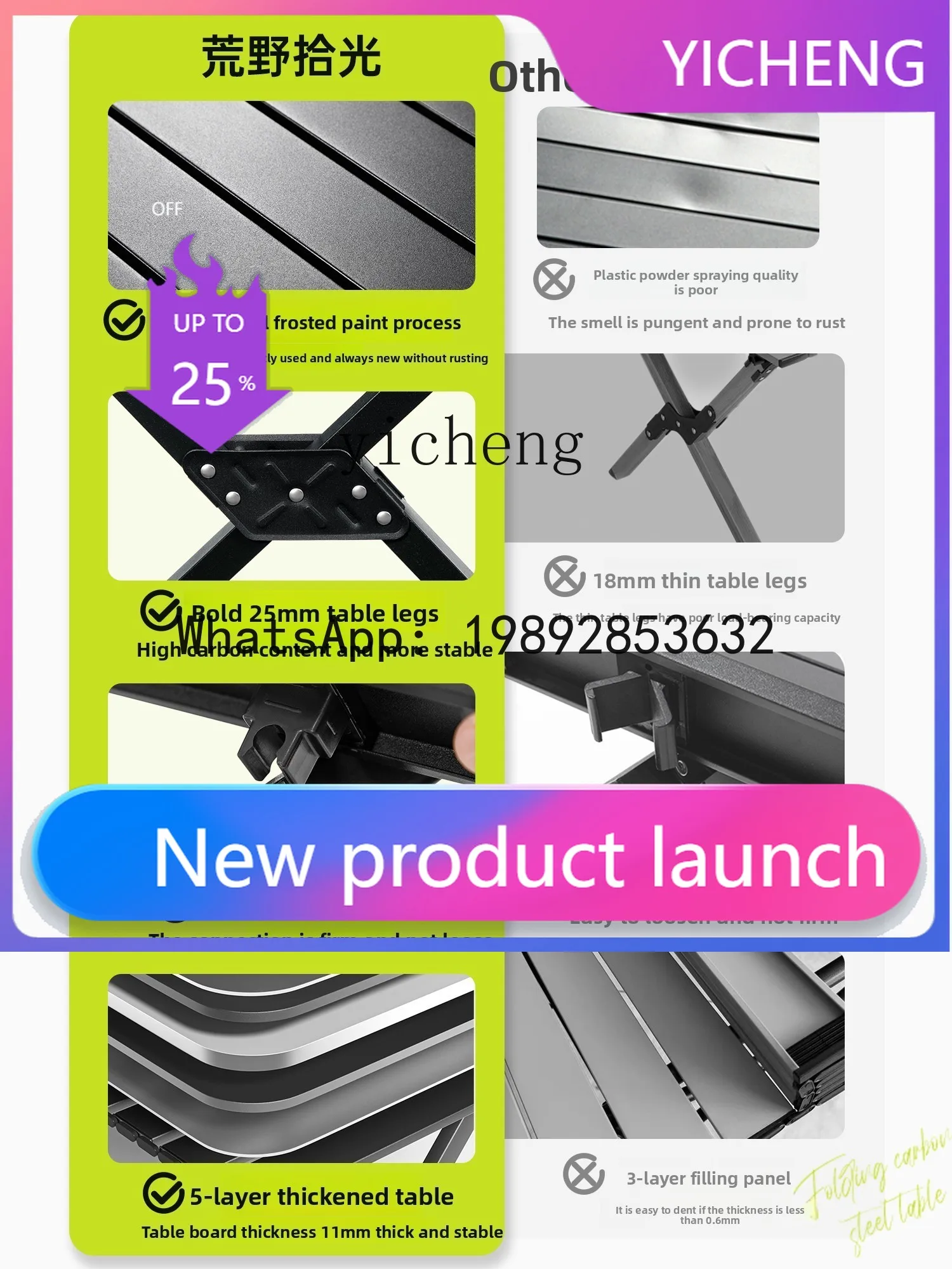 Outdoor Camping One Table Four Chairs Picnic Portable All-in-One Equipment Travel Egg Roll Foldable Table
Outdoor Camping One Table Four Chairs Picnic Portable All-in-One Equipment Travel Egg Roll Foldable Table