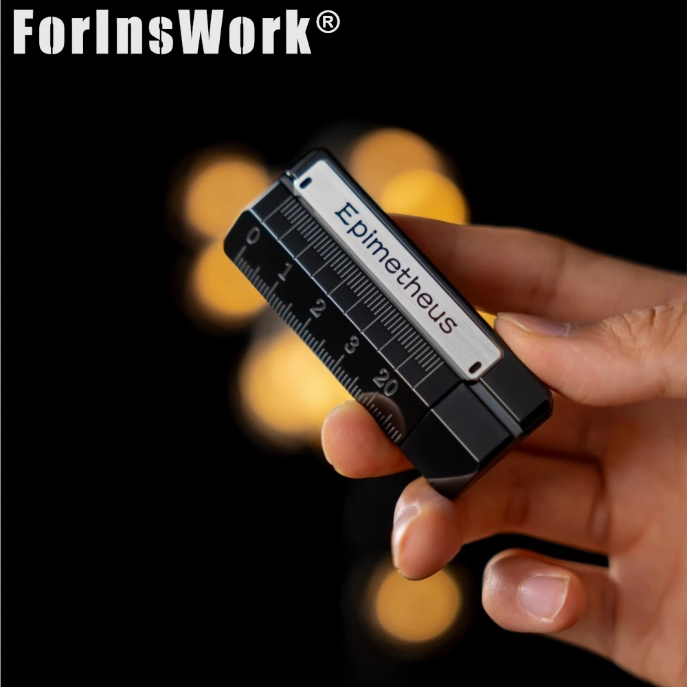 WANWUEDC&ROGUE Zirconium Ruler Mechanical Push Slider EDC Tools Stress Office Gadgets Escritorio Autism Toys Limited 399
WANWUEDC&ROGUE Zirconium Ruler Mechanical Push Slider EDC Tools Stress Office Gadgets Escritorio Autism Toys Limited 399