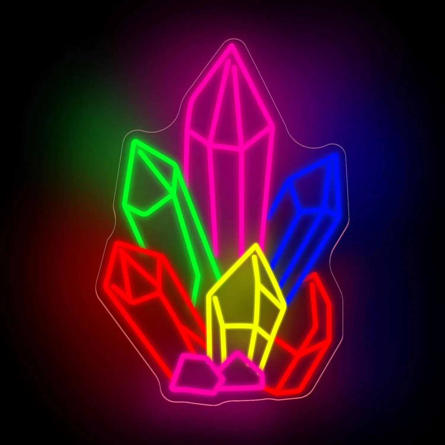 Neon Crystal Cluster Party Festive DIY Decor Dreamy warm neon sign, warm hazy, peaceful moments
Neon Crystal Cluster Party Festive DIY Decor Dreamy warm neon sign, warm hazy, peaceful moments