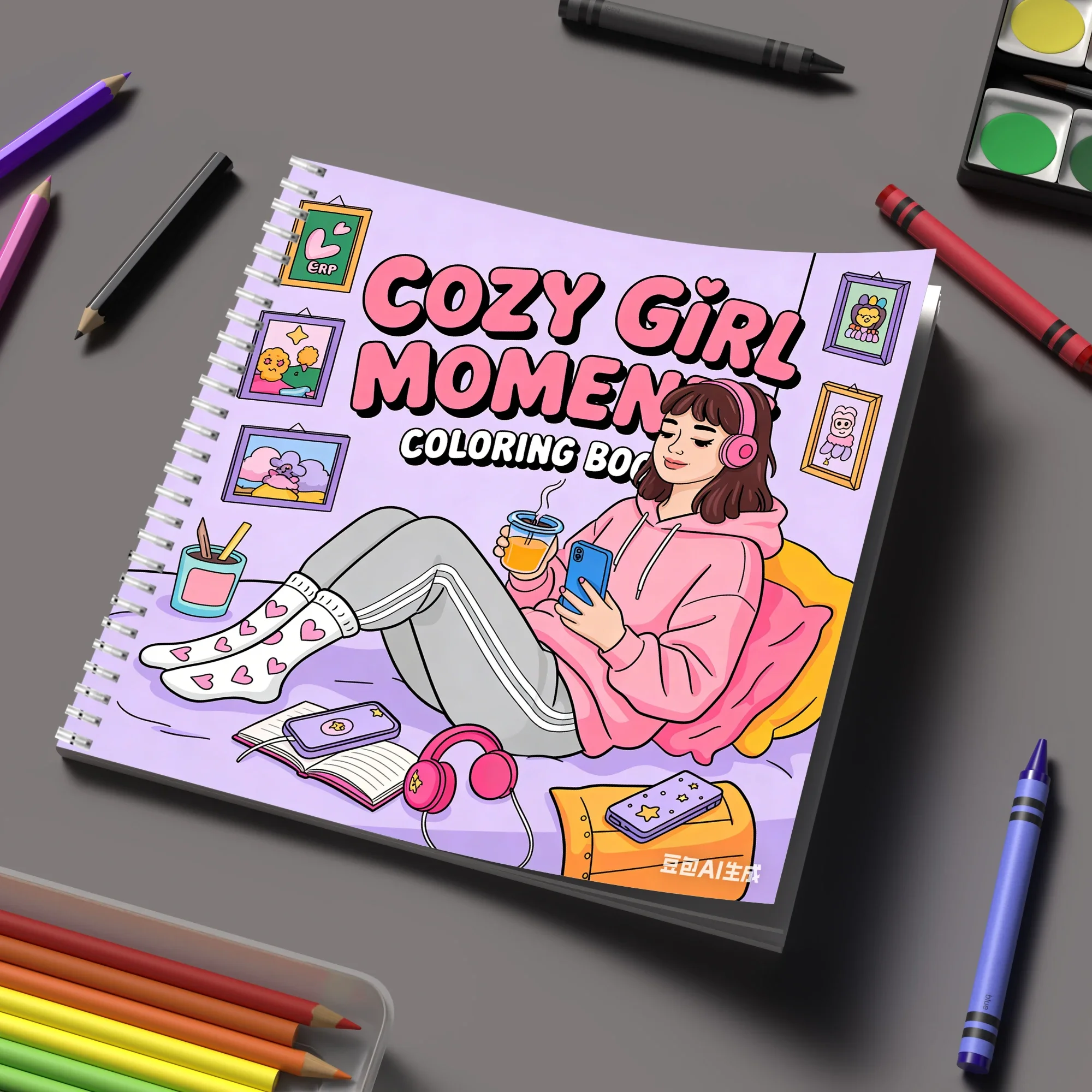 Coloring Book Cozy Girl Moment for Adult Colouring Book, Birthday Day Gift, Back to School Supplies, Adults Cute Drawing Book
Coloring Book Cozy Girl Moment for Adult Colouring Book, Birthday Day Gift, Back to School Supplies, Adults Cute Drawing Book
