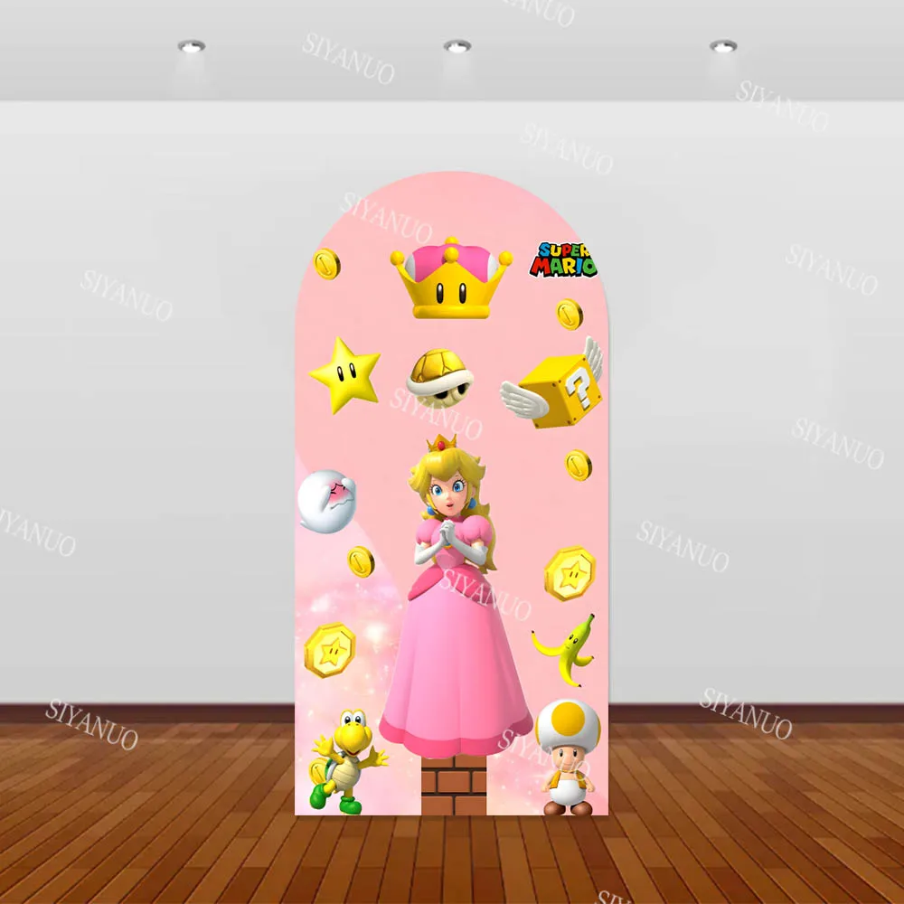 Princess Peach Backdrop Kids Birthday Party Mario Theme Decoration Photo Arch Photo Background Baby Shower Photography Backdrop
Princess Peach Backdrop Kids Birthday Party Mario Theme Decoration Photo Arch Photo Background Baby Shower Photography Backdrop