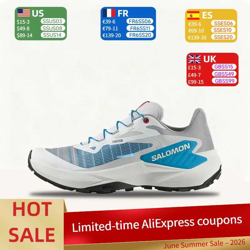 Salomon Genesis: Minimalist, Stylish, High-Performance, Lightweight Low-Top Running Shoes for Women in Gray and White477671
Salomon Genesis: Minimalist, Stylish, High-Performance, Lightweight Low-Top Running Shoes for Women in Gray and White477671